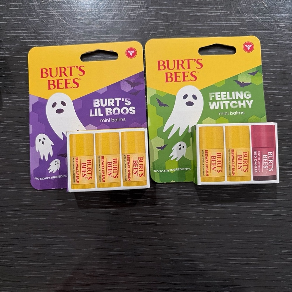 Burt's Bees Halloween Lip Balm Duo - Purple and Green